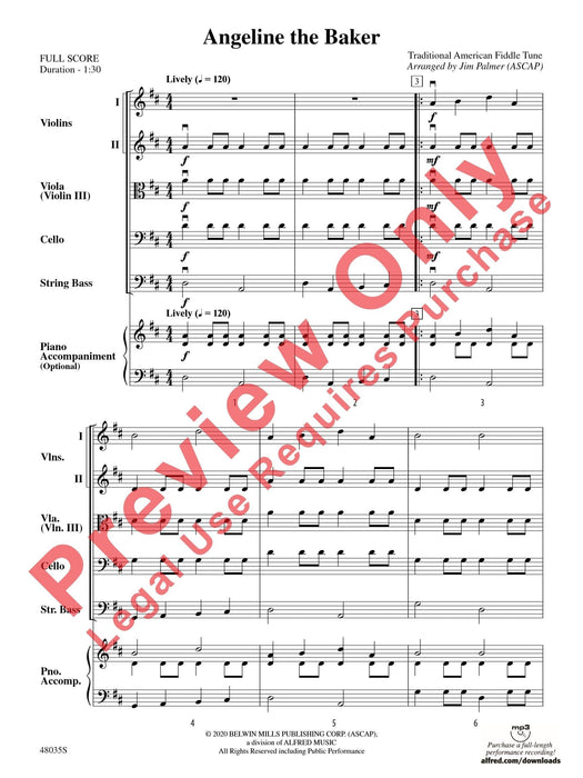 Angeline the Baker 總譜 | 小雅音樂 Hsiaoya Music