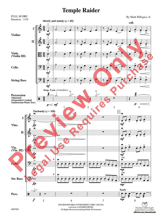 Temple Raider 總譜 | 小雅音樂 Hsiaoya Music