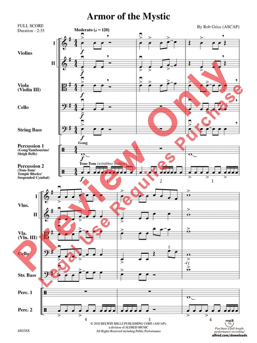 Armor of the Mystic 總譜 | 小雅音樂 Hsiaoya Music