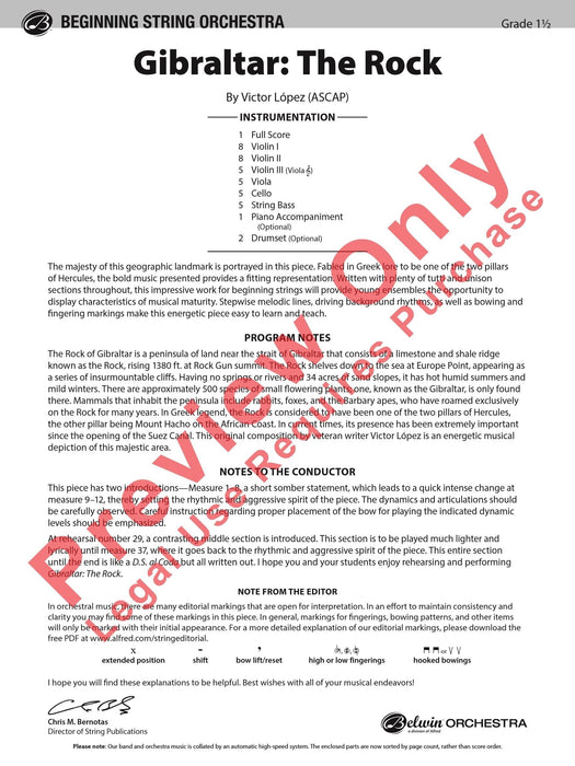 Gibraltar: The Rock 總譜 | 小雅音樂 Hsiaoya Music
