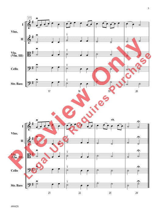 Terpsichore Mvt. I. Bransle / Mvt. II. Sarabande / Mvt. III. Bourée 薩拉班德 總譜 | 小雅音樂 Hsiaoya Music