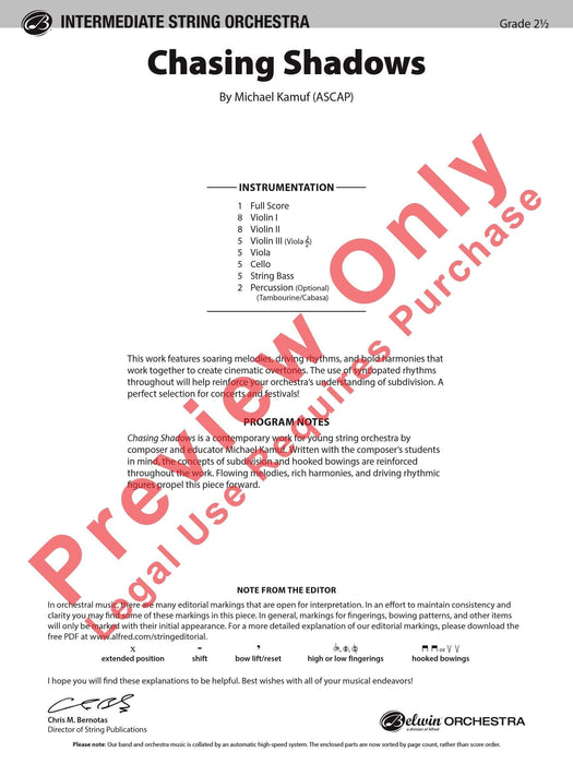 Chasing Shadows 總譜 | 小雅音樂 Hsiaoya Music