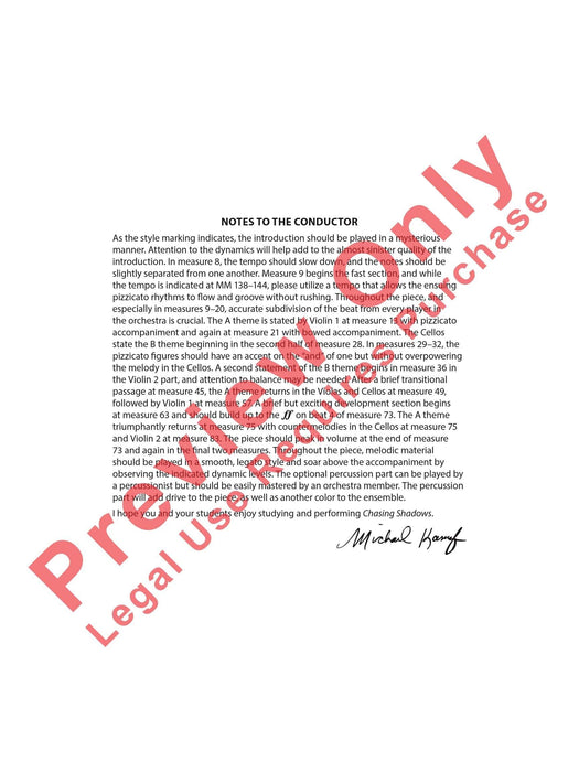 Chasing Shadows 總譜 | 小雅音樂 Hsiaoya Music