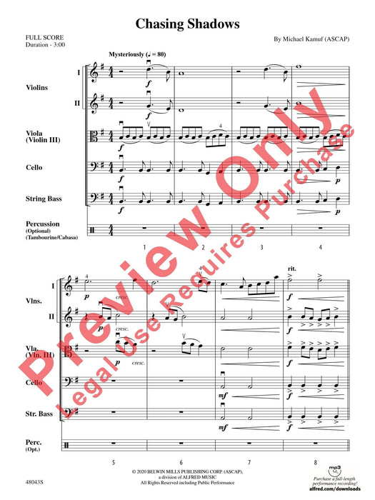 Chasing Shadows 總譜 | 小雅音樂 Hsiaoya Music