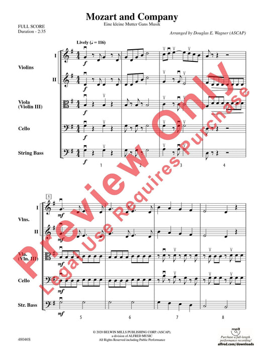 Mozart and Company Eine kleine Mutter Gans Musik 總譜 | 小雅音樂 Hsiaoya Music