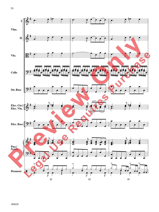 Midnight Christmas Eve As Performed by Trans-Siberian Orchestra 聖誕節 管弦樂團 總譜 | 小雅音樂 Hsiaoya Music