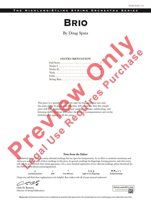 Brio 總譜 | 小雅音樂 Hsiaoya Music