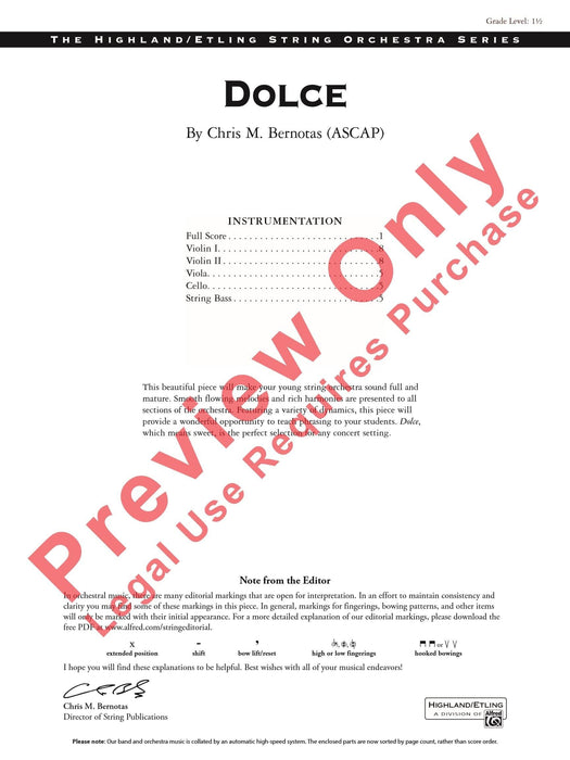 Dolce 總譜 | 小雅音樂 Hsiaoya Music