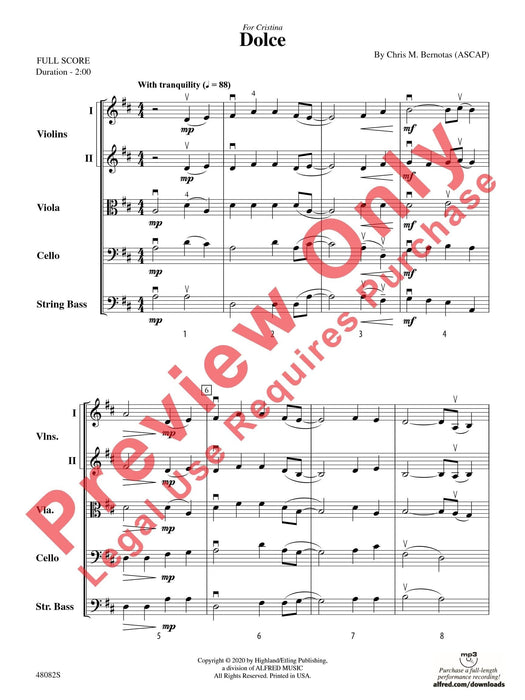 Dolce 總譜 | 小雅音樂 Hsiaoya Music