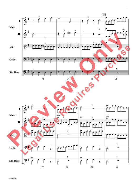 Allegro From Concerto Grosso, Op. 6, No. 1 韓德爾 快板 大協奏曲 總譜 | 小雅音樂 Hsiaoya Music