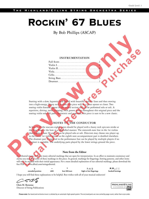 Rockin' 67 Blues 藍調 總譜 | 小雅音樂 Hsiaoya Music