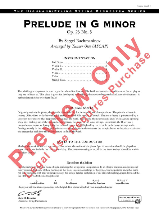 Prelude in G Minor Op. 23 No. 5 前奏曲 總譜 | 小雅音樂 Hsiaoya Music