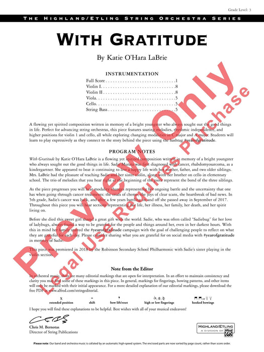 With Gratitude 總譜 | 小雅音樂 Hsiaoya Music