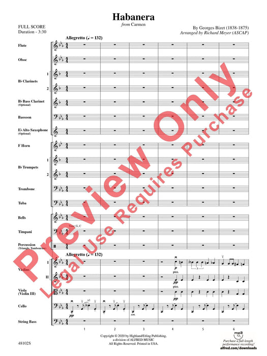 Habanera From Carmen 卡門 總譜 | 小雅音樂 Hsiaoya Music