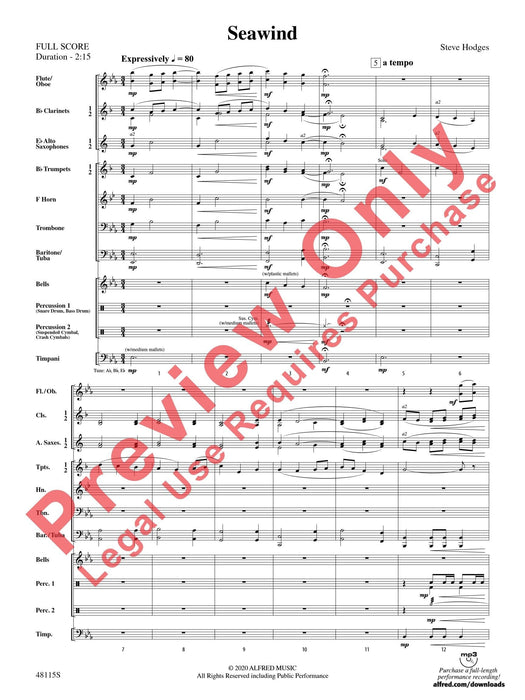 Seawind 總譜 | 小雅音樂 Hsiaoya Music