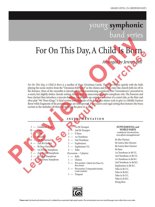 For on This Day, a Child Is Born 總譜 | 小雅音樂 Hsiaoya Music