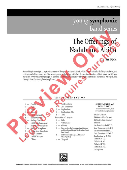 The Offerings of Nadab and Abihu 總譜 | 小雅音樂 Hsiaoya Music