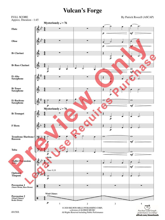 Vulcan's Forge 總譜 | 小雅音樂 Hsiaoya Music