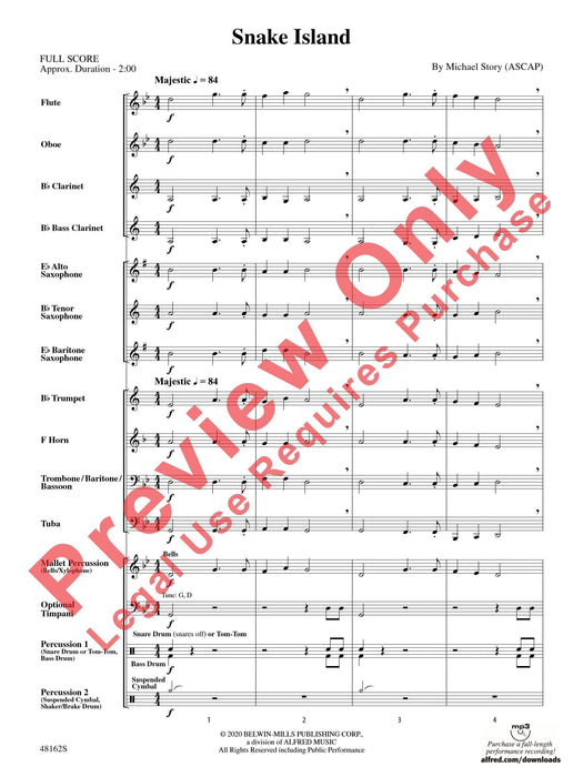 Snake Island 總譜 | 小雅音樂 Hsiaoya Music