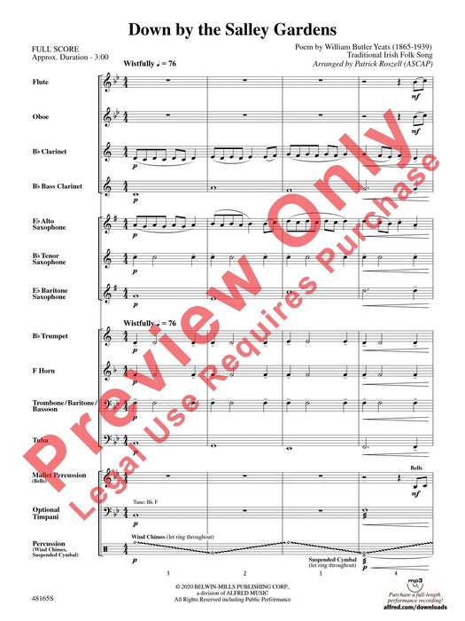 Down by the Salley Gardens 總譜 | 小雅音樂 Hsiaoya Music