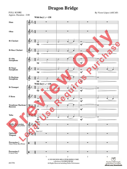 Dragon Bridge 總譜 | 小雅音樂 Hsiaoya Music