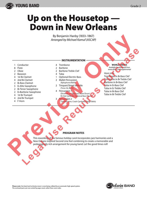Up on the Housetop--Down in New Orleans 總譜 | 小雅音樂 Hsiaoya Music