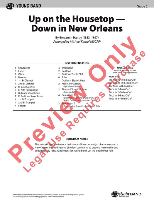 Up on the Housetop--Down in New Orleans 總譜 | 小雅音樂 Hsiaoya Music