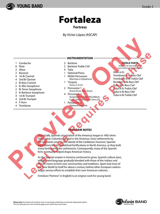 Fortaleza Fortress 總譜 | 小雅音樂 Hsiaoya Music