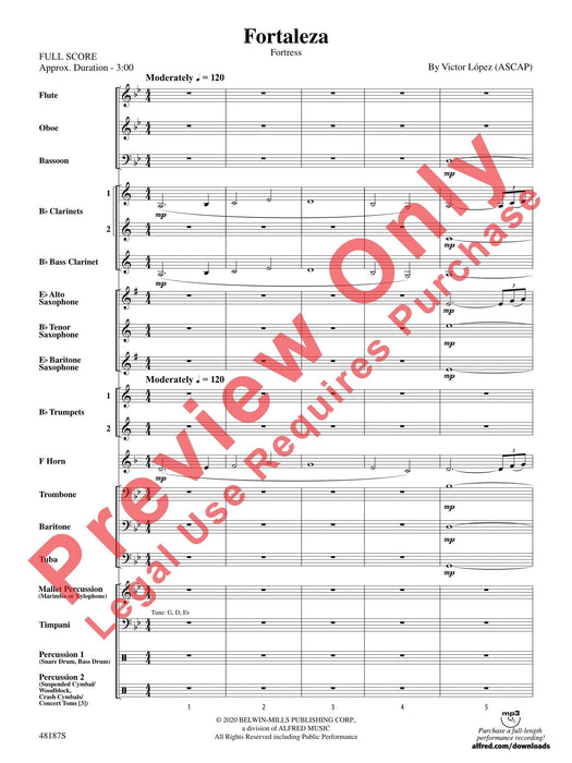 Fortaleza Fortress 總譜 | 小雅音樂 Hsiaoya Music