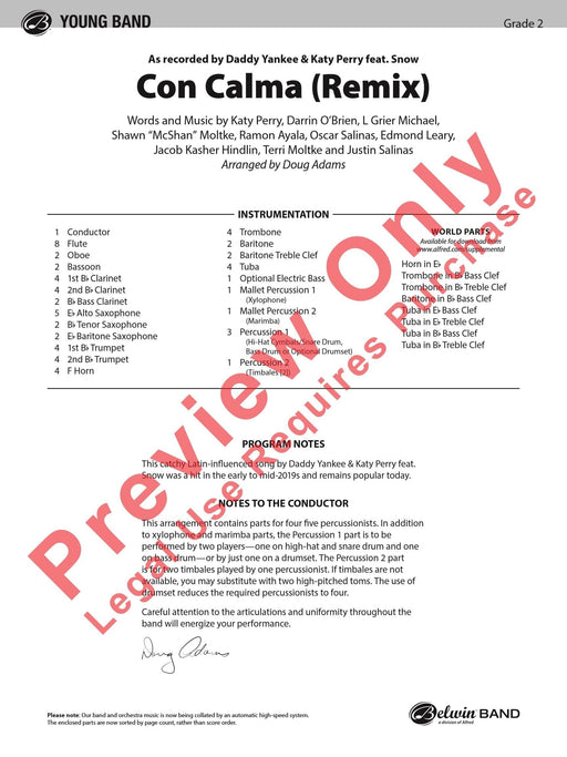 Con Calma (Remix) As Recorded by Daddy Yankee & Katy Perry Feat. Snow 總譜 | 小雅音樂 Hsiaoya Music