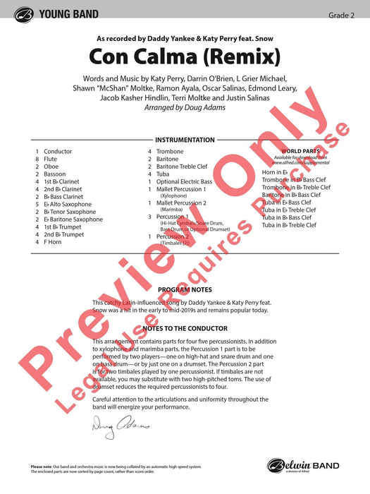 Con Calma (Remix) As Recorded by Daddy Yankee & Katy Perry Feat. Snow 總譜 | 小雅音樂 Hsiaoya Music