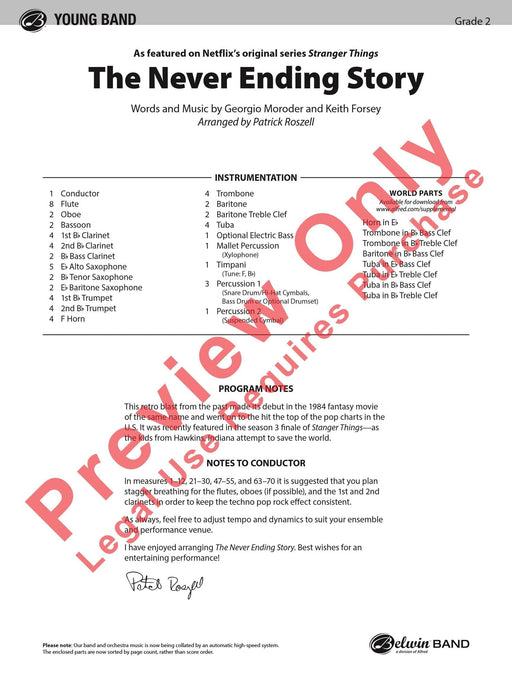 The Never Ending Story As Featured on Netflix's Original Series Stranger Things 總譜 | 小雅音樂 Hsiaoya Music