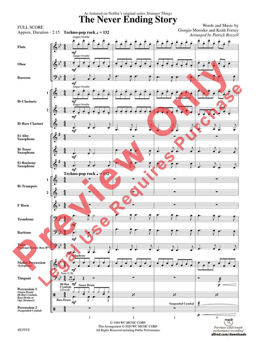 The Never Ending Story As Featured on Netflix's Original Series Stranger Things 總譜 | 小雅音樂 Hsiaoya Music