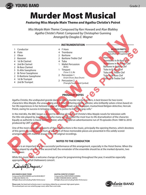 Murder Most Musical Featuring: Miss Marple Main Theme / Agatha Christie's Poirot 主題 總譜 | 小雅音樂 Hsiaoya Music