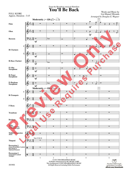 You'll Be Back From the Broadway Musical Hamilton 百老匯 | 小雅音樂 Hsiaoya Music