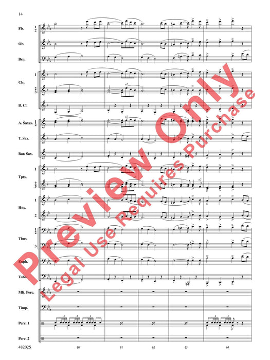 The 552nd Dedicated to the 552nd Air National Guard Band 總譜 | 小雅音樂 Hsiaoya Music