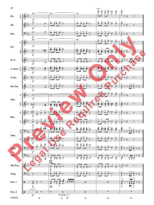 The 552nd Dedicated to the 552nd Air National Guard Band 總譜 | 小雅音樂 Hsiaoya Music