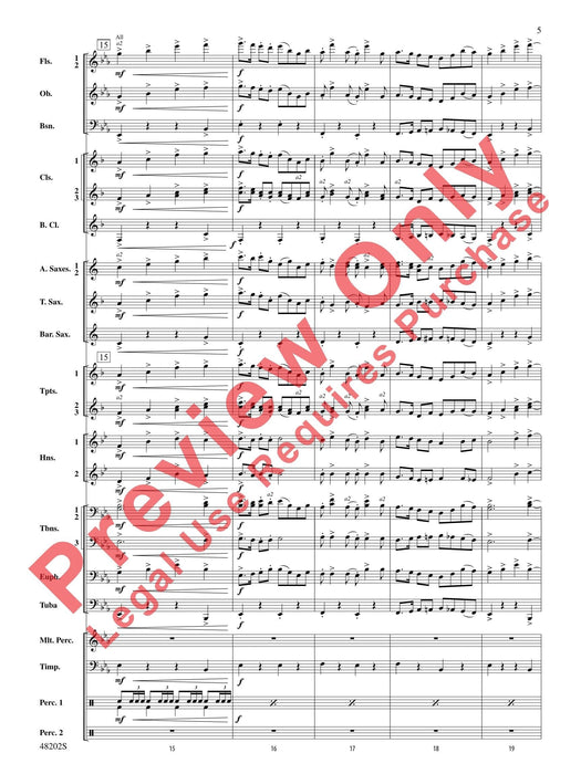 The 552nd Dedicated to the 552nd Air National Guard Band 總譜 | 小雅音樂 Hsiaoya Music