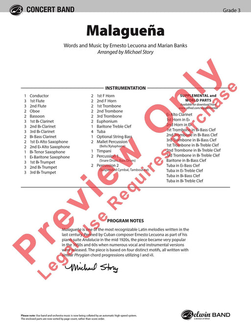 Malagueña 總譜 | 小雅音樂 Hsiaoya Music