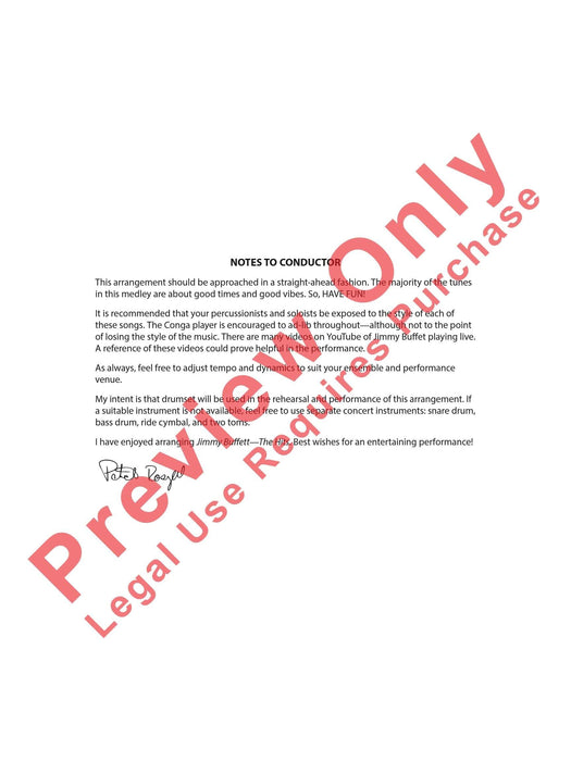 Jimmy Buffett--The Hits Featuring: Cheeseburger in Paradise / Changes in Latitudes, Changes in Attitudes / Margaritaville 總譜 | 小雅音樂 Hsiaoya Music