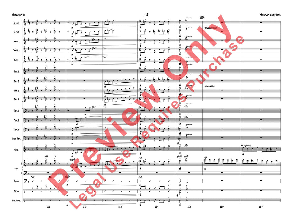 Sunset and Vine 總譜 | 小雅音樂 Hsiaoya Music