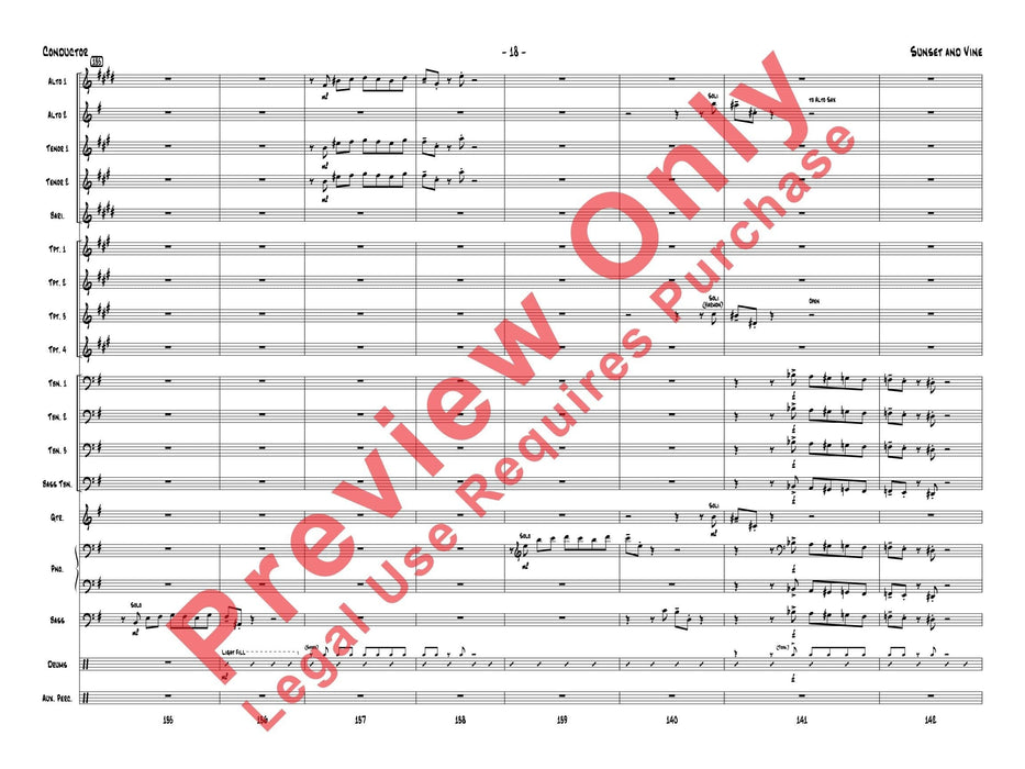 Sunset and Vine 總譜 | 小雅音樂 Hsiaoya Music