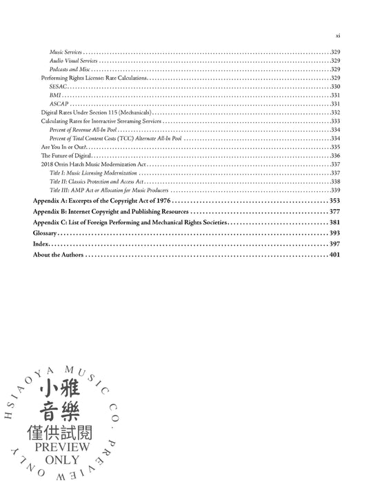 Music Publishing: The Complete Guide (Second Edition) | 小雅音樂 Hsiaoya Music