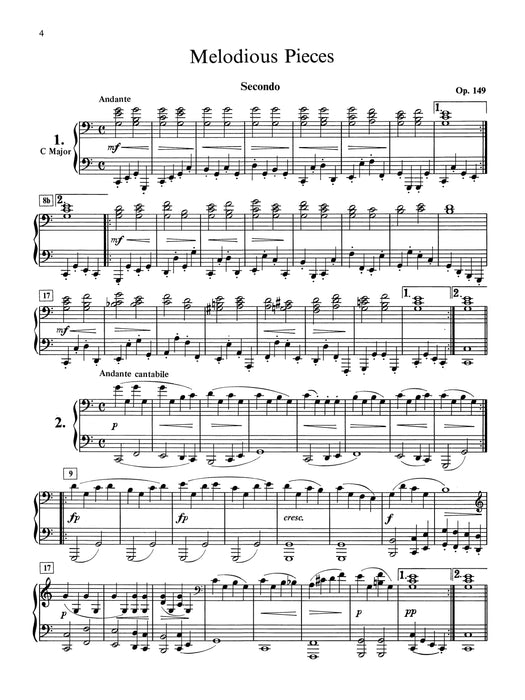 Diabelli: Melodious Pieces on Five Notes, Opus 149 迪亞貝里 小品 作品 | 小雅音樂 Hsiaoya Music