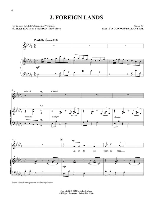 Garden of Song 10 Vocal Solos for Young Voices Featuring Texts by Robert Louis Stevenson 獨奏 | 小雅音樂 Hsiaoya Music