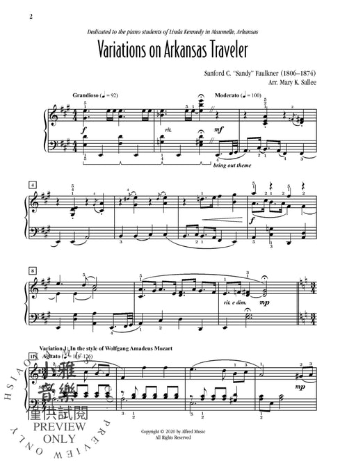 Variations on Arkansas Traveler 詠唱調 | 小雅音樂 Hsiaoya Music