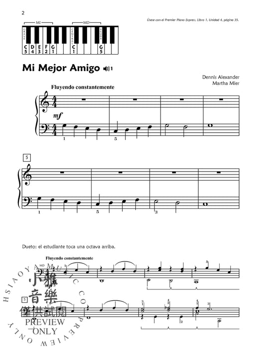 Premier Piano Express, Libro de Repertorio 1 鋼琴 | 小雅音樂 Hsiaoya Music