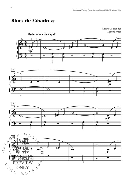 Premier Piano Express, Libro de Repertorio 2 鋼琴 | 小雅音樂 Hsiaoya Music