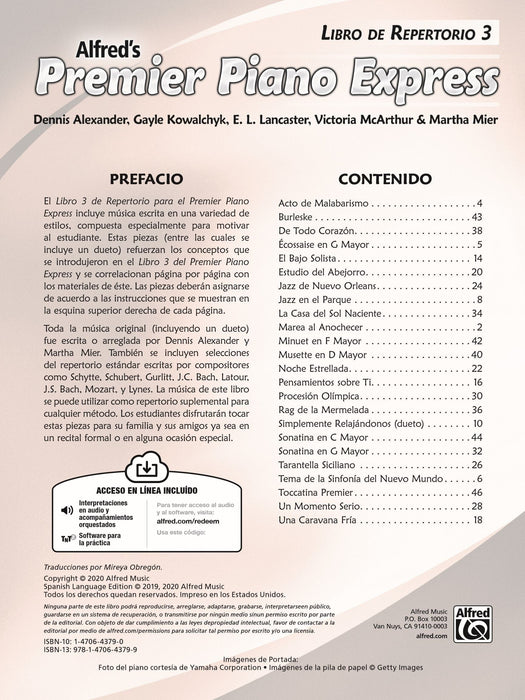 Premier Piano Express, Libro de Repertorio 3 鋼琴 | 小雅音樂 Hsiaoya Music