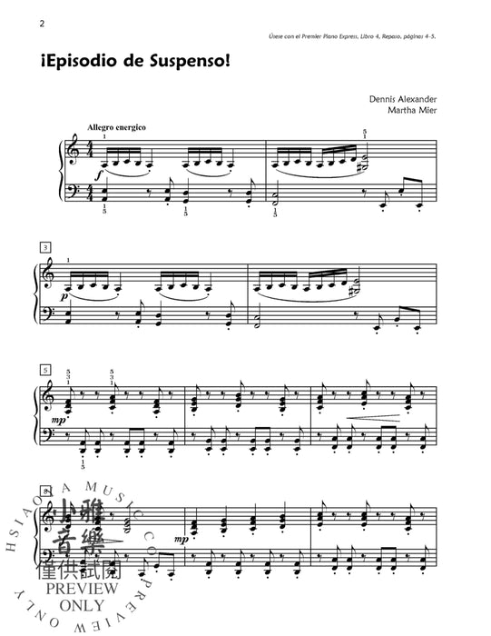 Premier Piano Express, Libro de Repertorio 4 鋼琴 | 小雅音樂 Hsiaoya Music